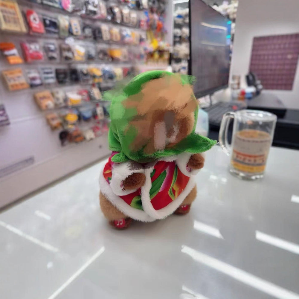 Tiktok viral talking capybara plush toy - singing, dancing, recordable capybara doll - perfect gift for her