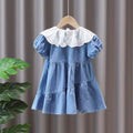 Girls' denim embroidered cartoon tank dress - spring/summer  new collection - wholesale & dropshipping available