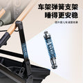 Large baby kids lightweight two-way stroller can sit and lie down large stroller foldable detachable baby four-wheel sightseeing car
