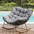 Outdoor bird's nest rocking chair lounge chair balcony adult home casual leisure chair lazy sofa popular rocking chair manufacturer