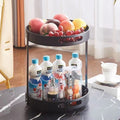 New kitchen storage rack - desktop rotating organizer, round spice rack, adjustable kitchen storage shelf