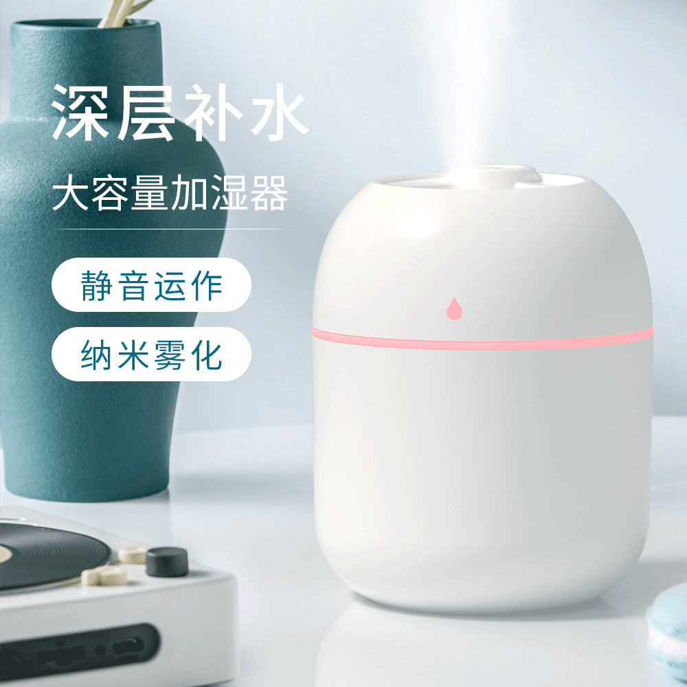 Water drop humidifier minifor home desktop small car dormitory bedroom atmosphere light silent hydration humidifier