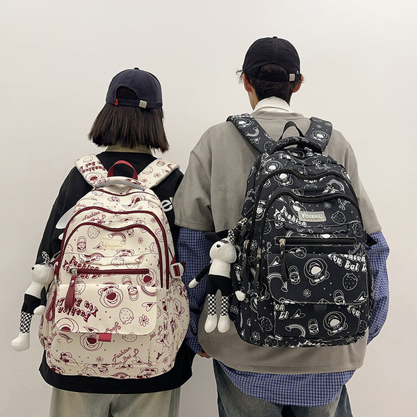 School bag for primary school students in grades 3-9, large-capacity and lightweight backpack 2024 new high-value backpack for junior and high school students