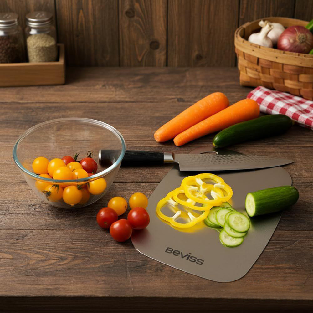 Stainless steel cutting board double-sided kitchen for home anti-mold cutting board cutting vegetables commercial kneading noodles cutting fruit chopping board rolling board