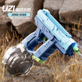 new arrival space manual and automatic three-function scorpion uzi light electric water gun summer men's water toy