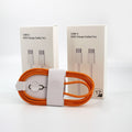 Suitable for apple 15-17 mobile phone fast charging data cable 60w mobile phone charging cable dual type-c data cable orange
