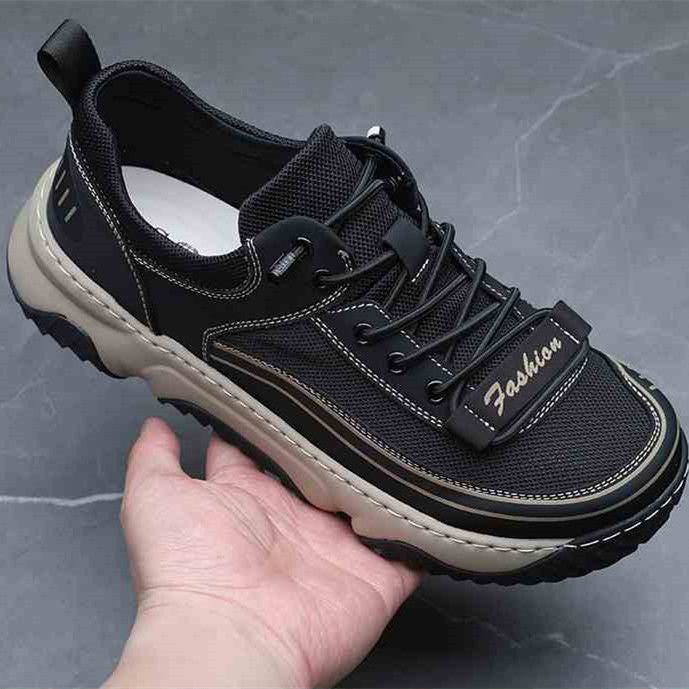 2026 spring/summer new mesh men's lightweight anti-slip sneakers - breathable, soft sole, trendy, versatile, thin casual shoes