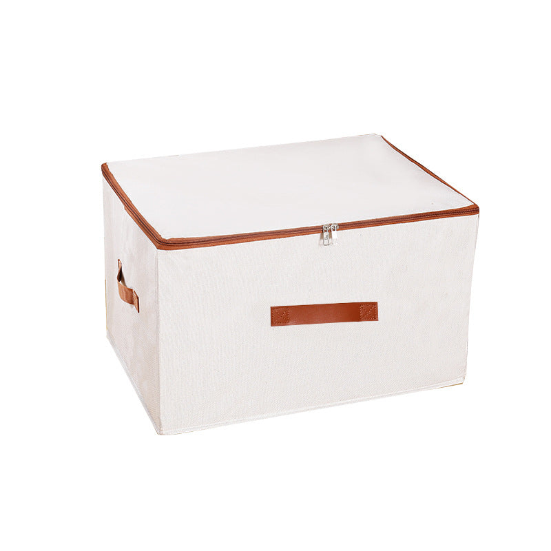 Zipper storage box Household bedroom Seasonal storage box Clothes with lid Storage box Underwear socks Sorting box