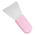 Cosmetic beauty silicone-like brush mask applicator - short handle, new mini mud mask smoothing facial beauty tool