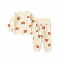 Baby intimates0~4 years old baby pajamas high waist belly protection spring & fall style boys and girls autumn clothes and long pants suit bottom
