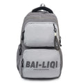 supply backpack - unisex, waterproof, multifunctional travel backpack with printed lettering, suitable for laptops