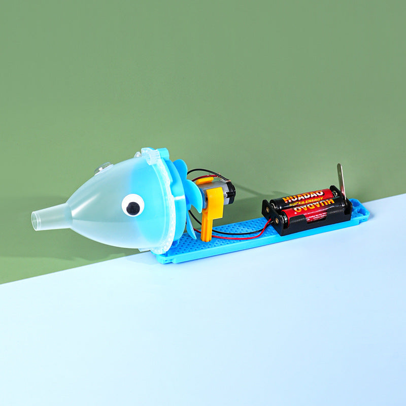 Technology small production vacuum cleaner creative homemade DIY handmade puzzle assembly model children's science experiment teaching aids