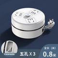 Retractable power strip with cord, multi-purpose extension cord, long cord, multi-function socket panel, multi-outlet with usb charging ports