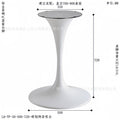 Carbon steel painted matte white diameter 500