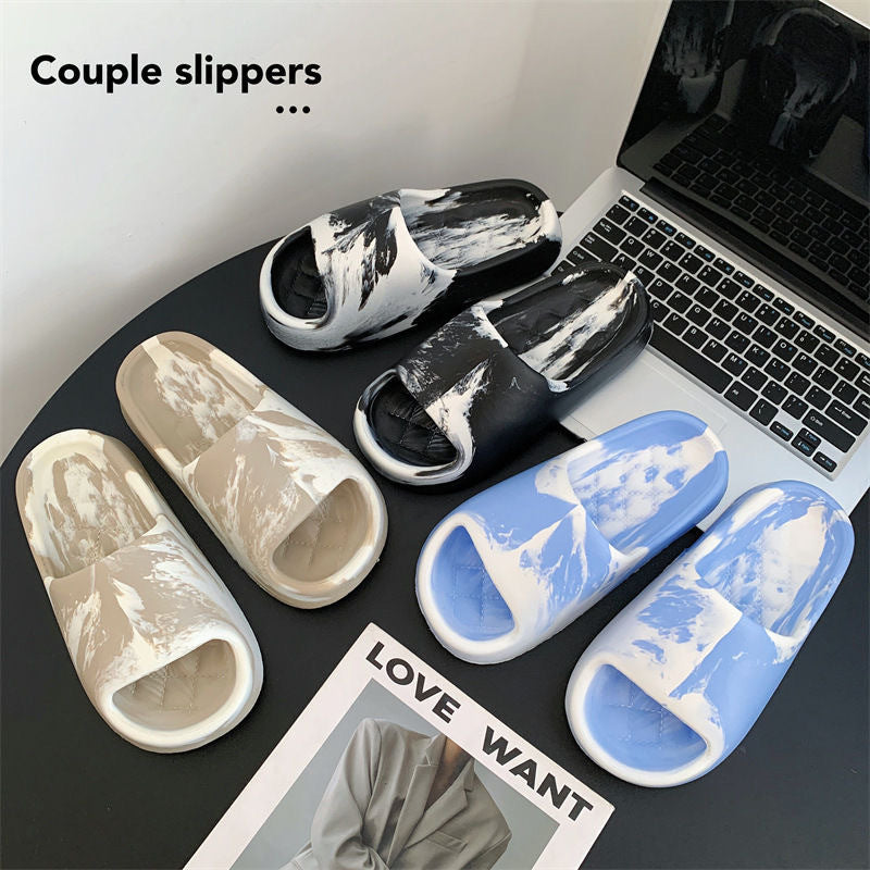 Women's summer outdoor eva slippers - bestselling thong sandals, "cloud-like" comfort, home slippers, men's & couple's soft sole shoes, student-friendly