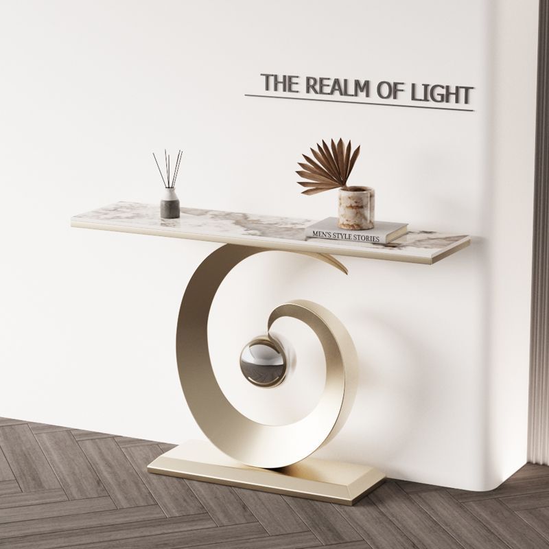 Accessible luxurycasual slate console table italian normcore creative modern entrance hall corridor cabinet wall-mounted narrow table