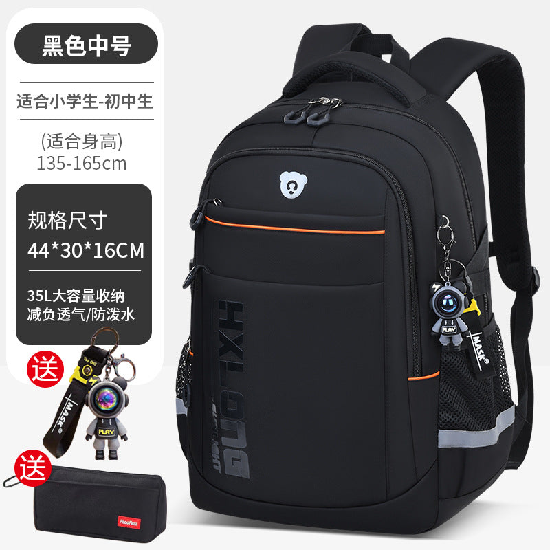 2026 new school backpack for middle and high school students - extra large capacity, lightweight, and spine-protecting design for boys and girls