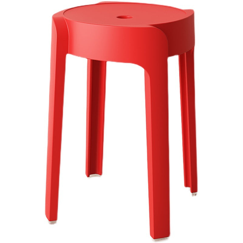 Scandinavian plastic chair thickenedfor home stool restaurant dining table chair casual desk study classy back chair bench