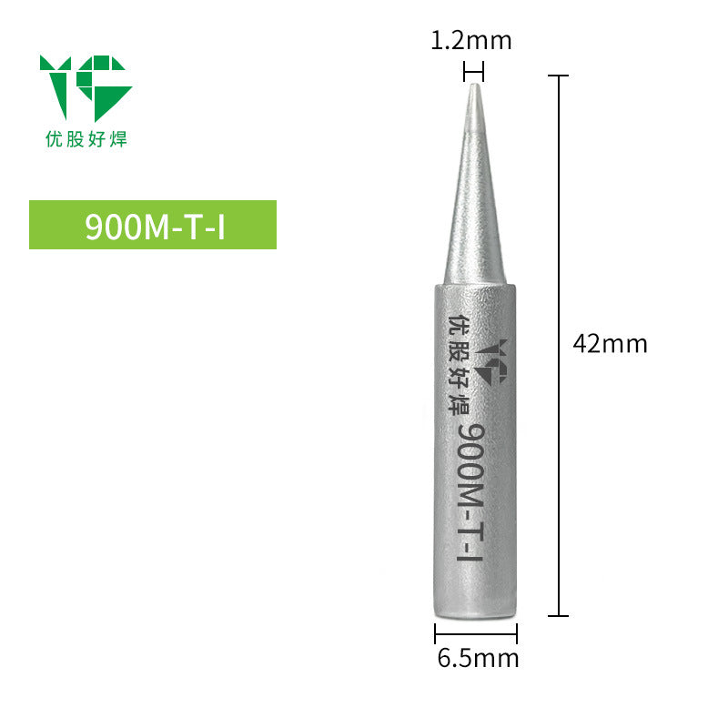 936 electric soldering iron head matte lead-free soldering table soldering iron K nozzle chrome iron head wholesale internal heating 900 matte iron head