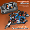 yl86 screen-controlled combat drone with light stunts, four-rotor circling, fixed height, and crash-resistant aircraft toy