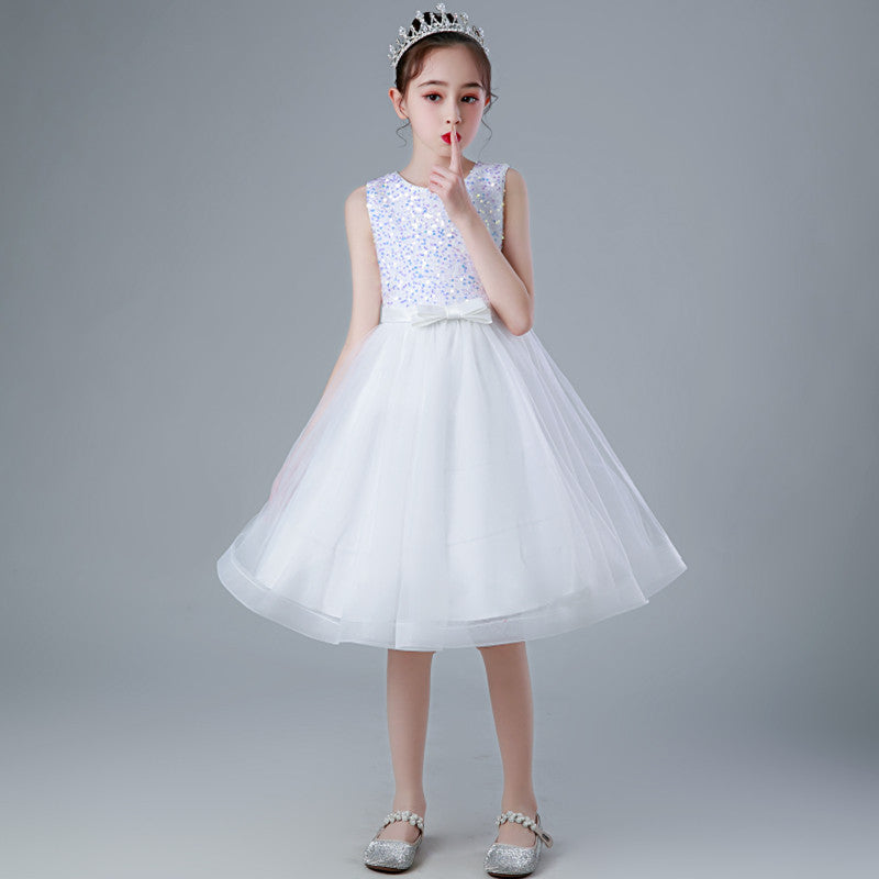 Export toddler kids dress sequinlace princess dress baby girl birthday dressbaby dress