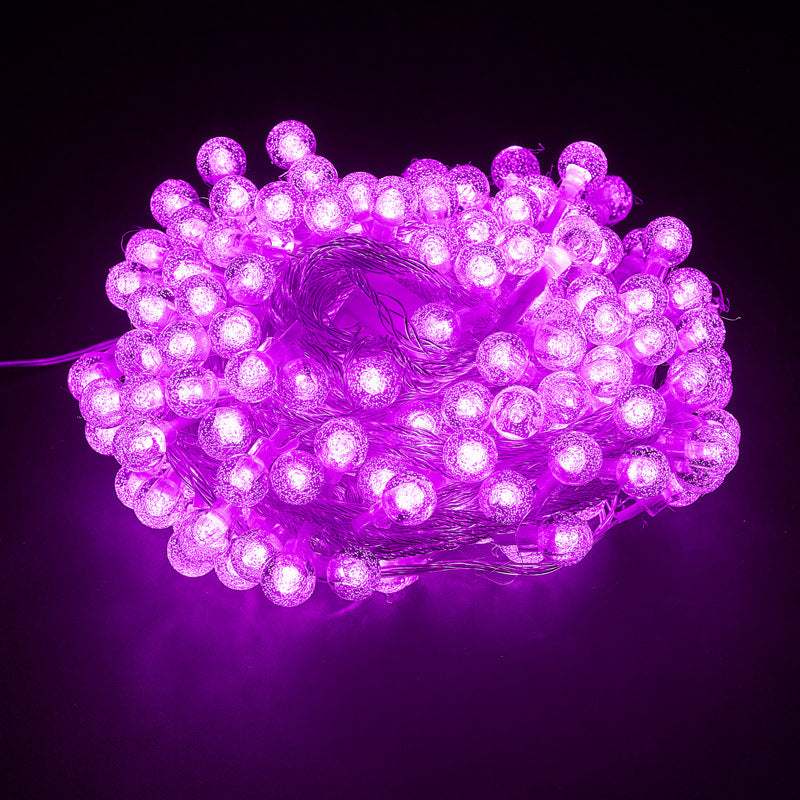 Outdoor camping led ball light string Outdoor battery box decoration star light Room atmosphere bubble ball light string
