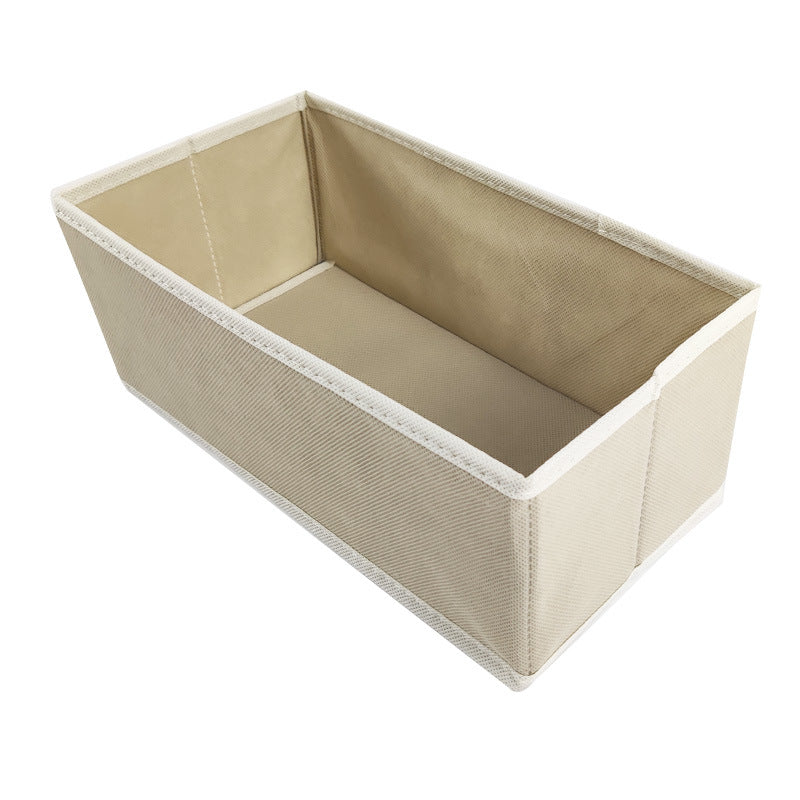 [Hot-selling] New sock storage box two-piece stockings storage box foldable non-woven storage artifact
