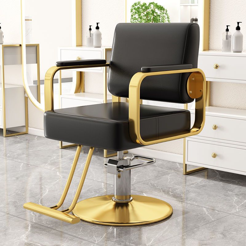 Hairdressing shop special chair hair salon special hair cutting stool classy hairdressing perm and dyeing area adjustable seat hairdressing chair