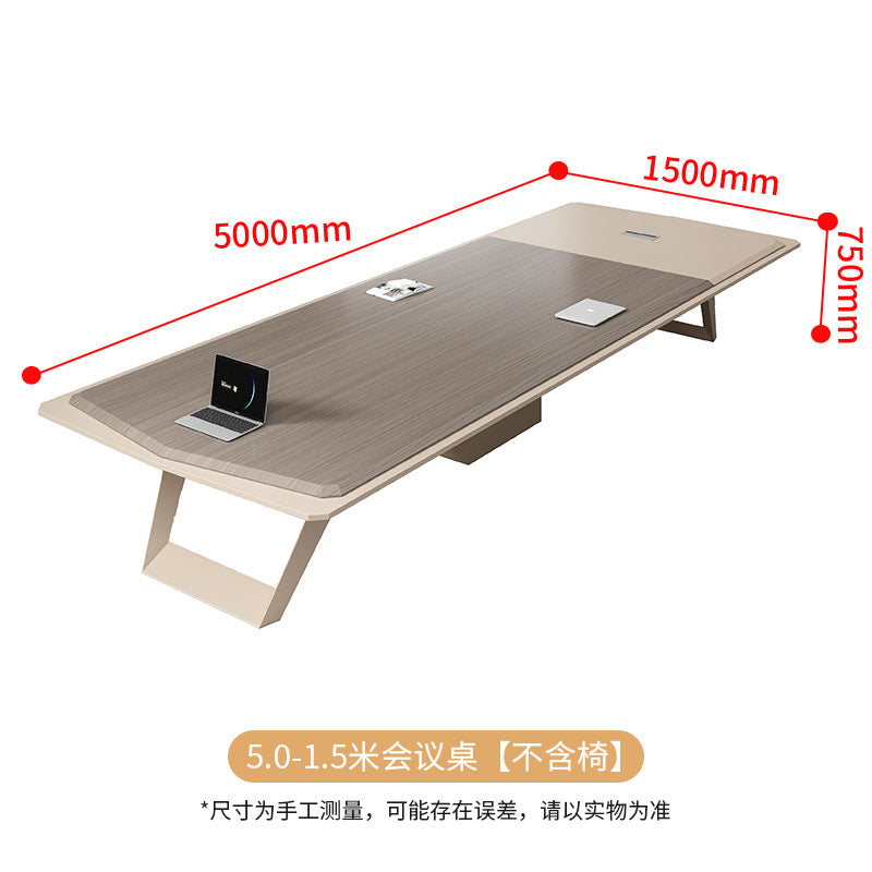 Saint li painted conference table long table large office bench table and chair combination negotiation reception
