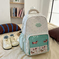 Versatile japanese-style star & polka dot kids' backpack - new korean design, large capacity, cute outdoor tote bag/backpack for boys & girls