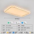 Modern minimalist cloud marble ceiling light for bedroom, smart eye-caring study lamp, led high-end room lighting fixture