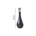 Creative kitchen ceramic tableware small spoon japanese retro cute high-value household spoon soup spoon rice spoon