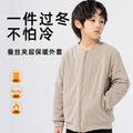 Wool silk kids school uniform handy gadgetfall and winternew arrivalbubble chen middle children zipper small cotton jacket temperature changing lock temperature thick