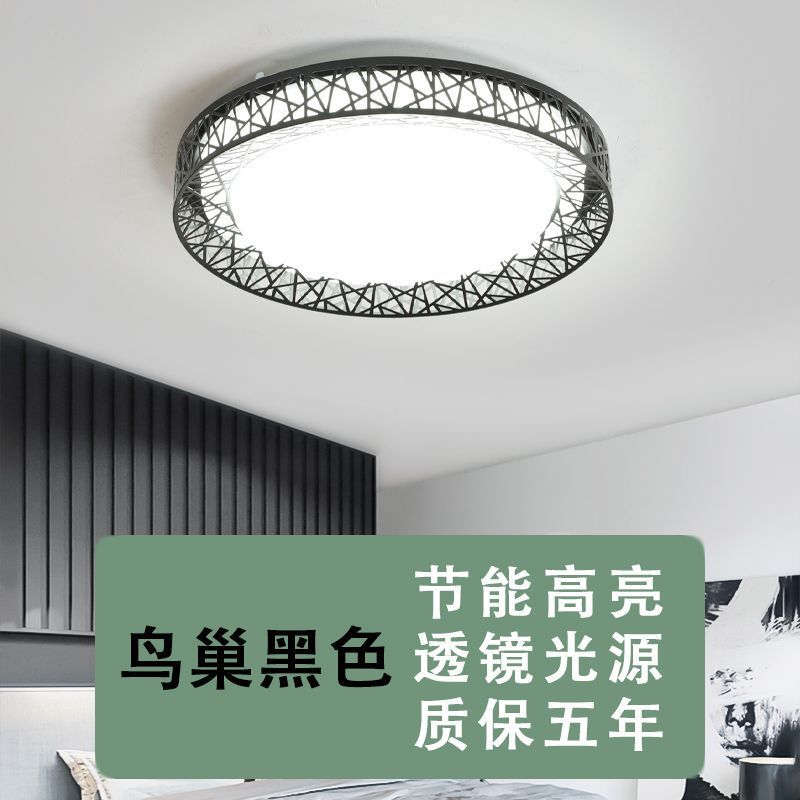 Led ceiling light bedroom lamp home round study minimalist living room lighting fixture dining room hallway kitchen bathroom lighting