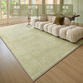 Small fresh green living room carpet cream style square no-wash and wipeable sofa coffee table blanket classy bedroom floor mat