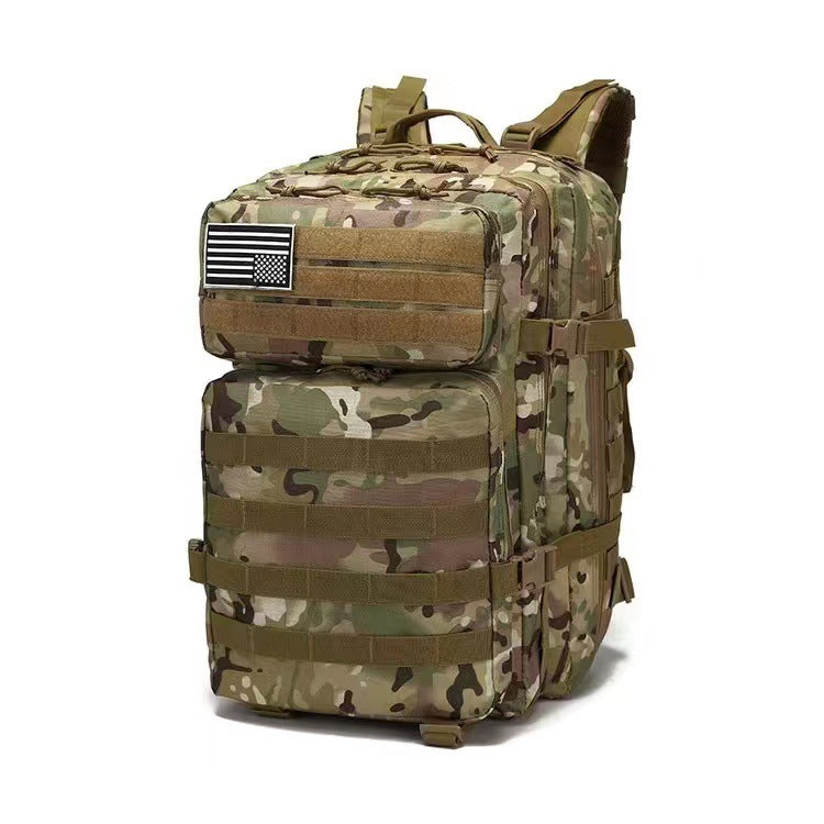 Outdoor 3P Attack Tactical Backpack Multifunctional Large Capacity Camouflage Wilderness Camping Waterproof Sports Mountaineering Backpack