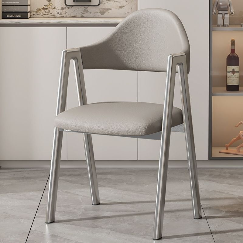 Dining chair home casual modern scandinavian chair bedroom study desk chair casual stool backrest commercial dining table chair
