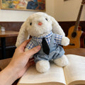 Lop-eared rabbit stuffed toy keychain pendant rabbit couple school bag small ornament birthday gift stuffed doll