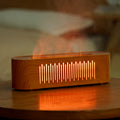 artificial large fog volume flame humidifier embedded fireplace usb atmosphere light for home flame aromatherapy machine
