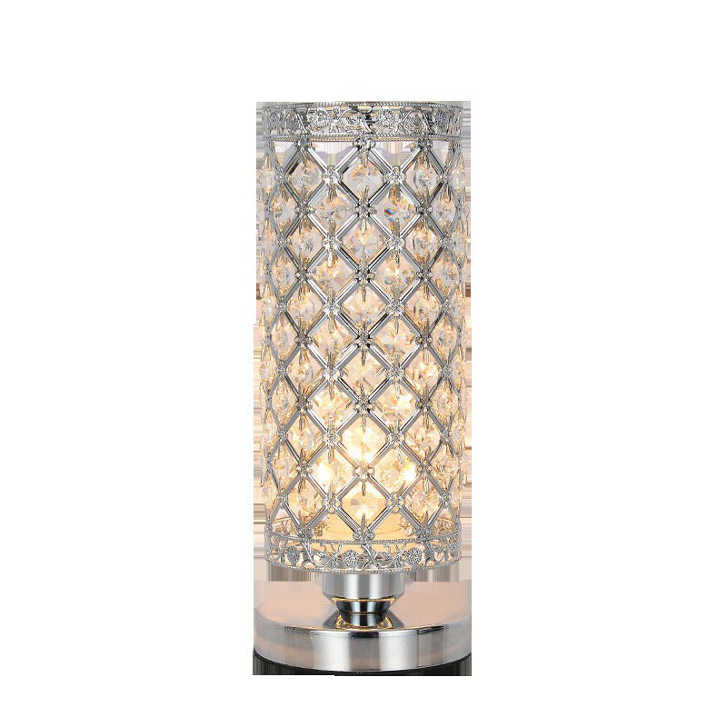 Supply crystal table lamp dining room living room art deco table lamp creative bedroom bedside lamp