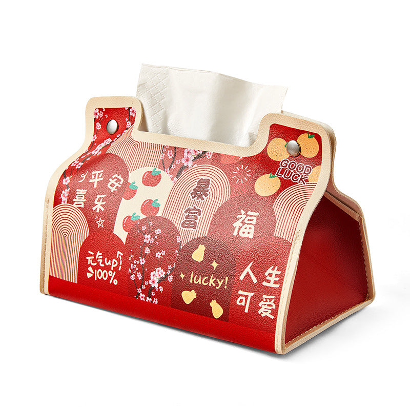 New Year's festive carton thriving wedding room wedding celebration decoration storage box Chinese home furnishings gift box