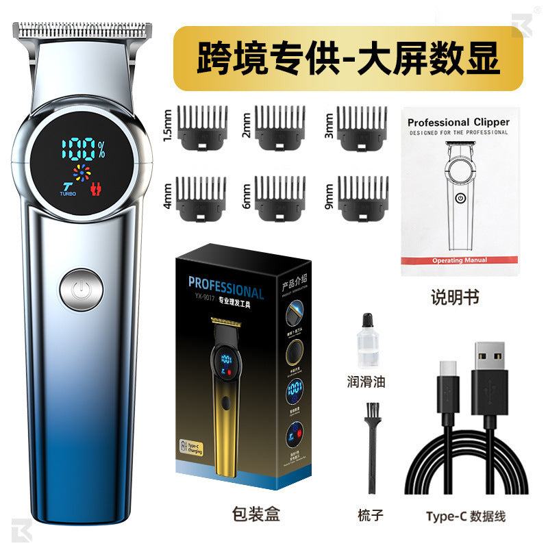 hairdressing machine, american hair clipper, electric hair clipper, electric hair clipper, for home fast charging razor, bald hairdressing clipper