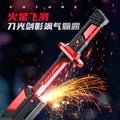 Tiktok viral spray firework lightsaber - wandering swordsman glowing laser sword - katana toy for kids & boys