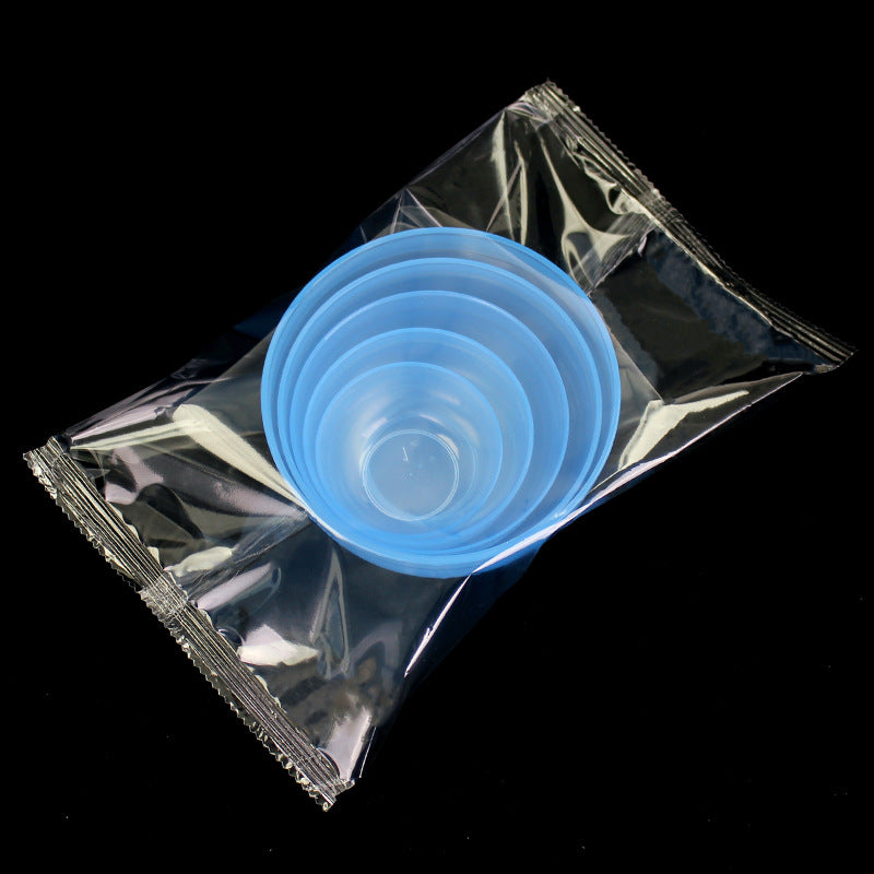 Beauty salon mask bowl no. 1 2#3#4#5 individually packaged plastic bowl 5 specifications suit beauty tool bowl