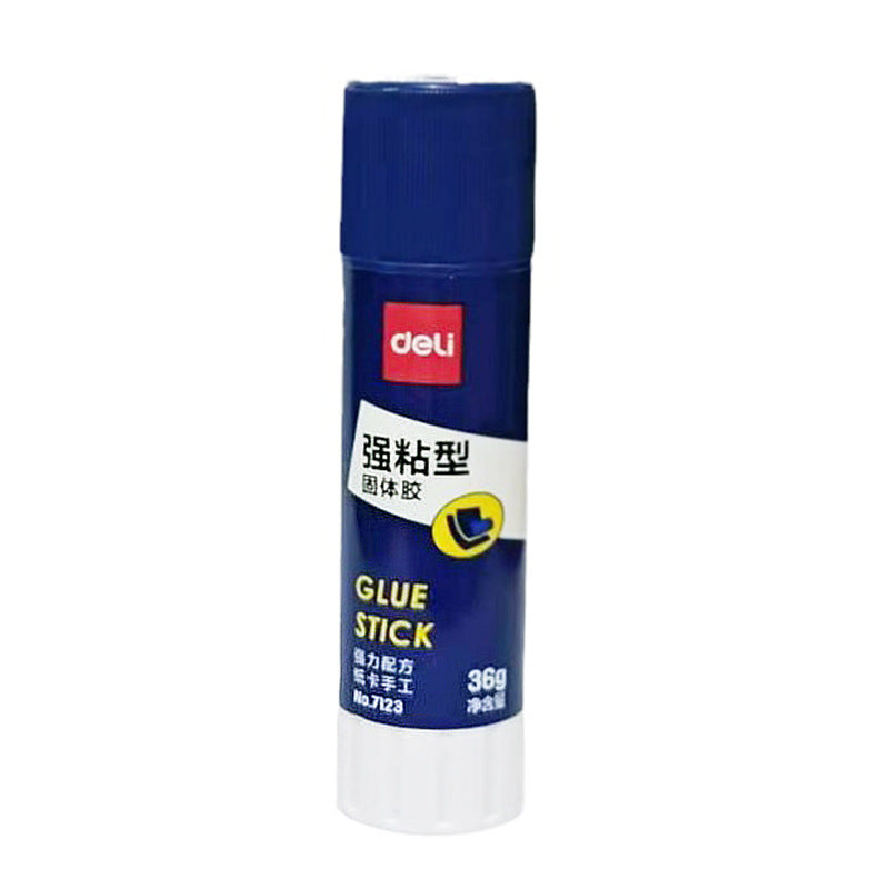 Deli 7123 solid glue stick 36g solid glue stick Children's handmade high-viscosity solid glue wholesale