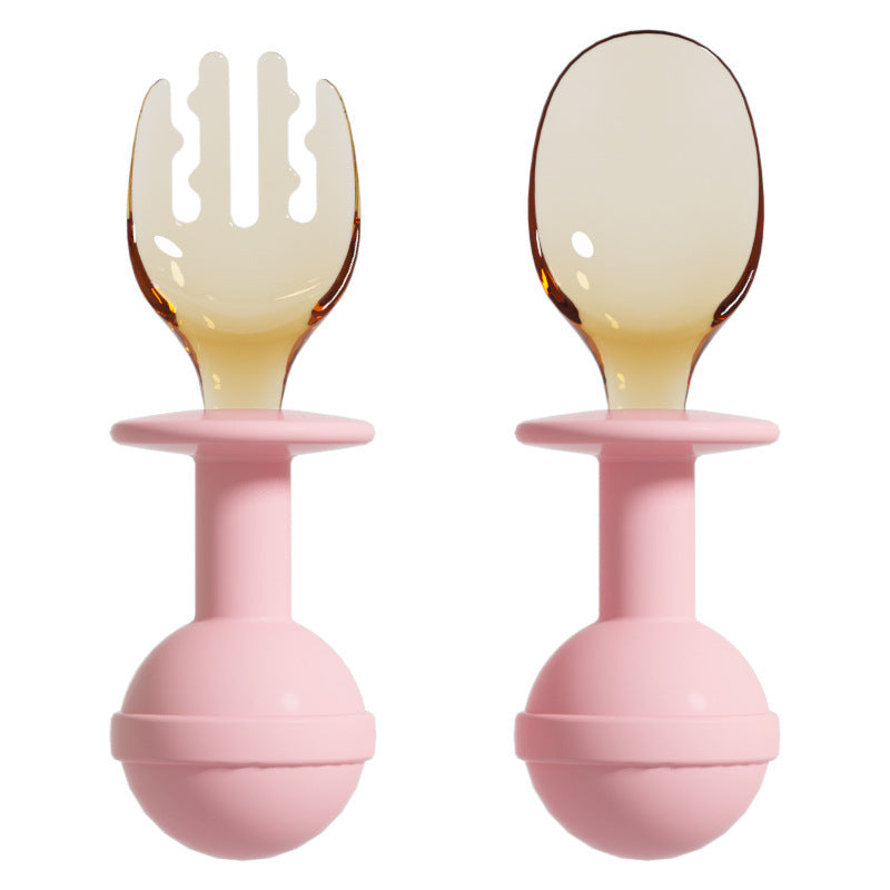 Baby elephant spoon baby eating training fork spoon independent eating supplementary food spoon kids supplementary food feeding tableware