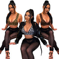 new european and american summer women's sexy bandage bralette high-elasticity tank top