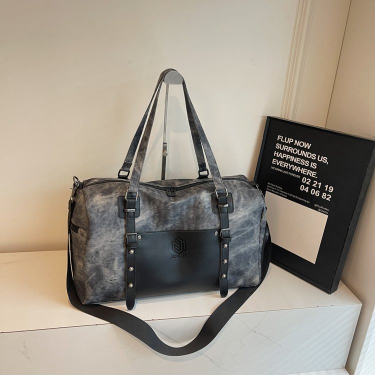 Cross-border fashion large-capacity travel bags, light travel, hand luggage bags, outdoor camping storage, messenger bags wholesale