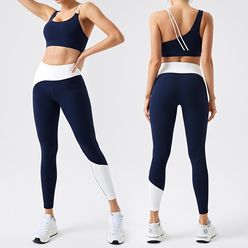 Eco-friendly fabric yoga tank top & shorts set - outdoor sports, butt-lifting, barely-there feel, shockproof fitness apparel, customizable, breathable