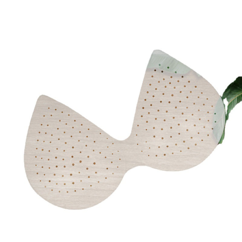 Dongguan factory custom bra silicone gasket accessories honeycomb chest pad breathable thickened silicone underwear insert pad